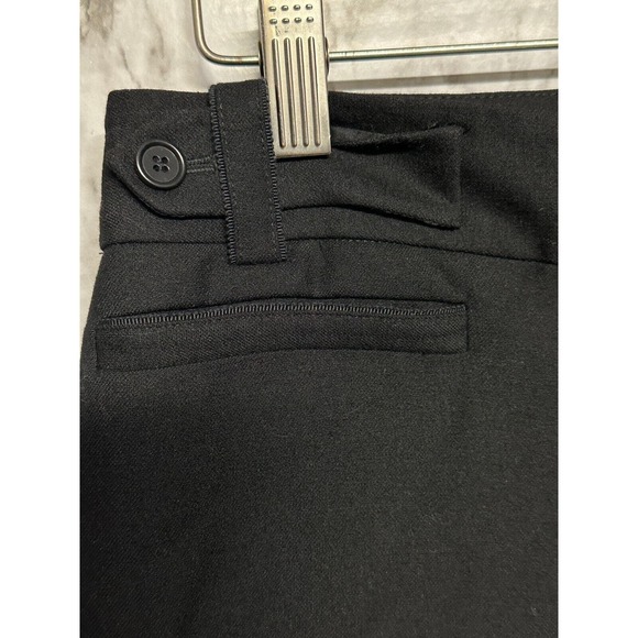 Ann Taylor NWT Margo Wool Spandex Black wide leg Pants Women size 8 - Picture 5 of 11